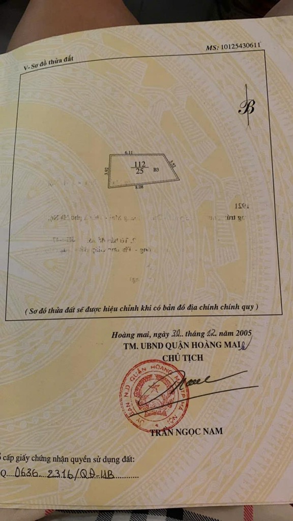 Bán nhà Giải Phóng - diện tích 43.7m2 3 tầng - Lô góc 3 thoáng - giá 16,5 tỷ