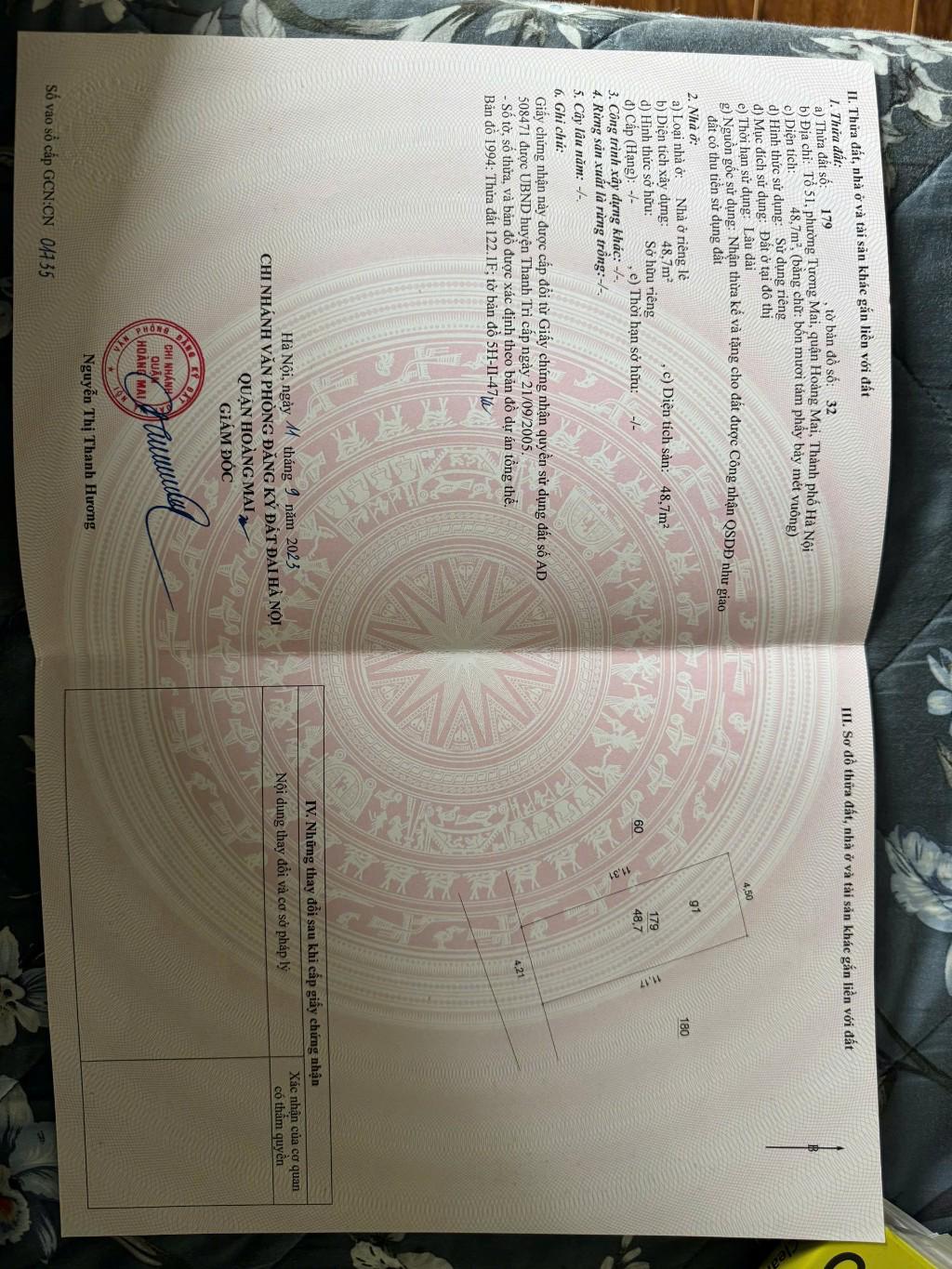 Bán nhà Nguyễn Đức Cảnh - diện tích 49m2 6 tầng - Thang máy gần phố - giá 13,2 tỷ