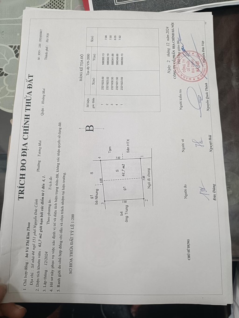 Bán nhà Nguyễn Đức Cảnh - diện tích 62m2 1 tầng - Đất đẹp, vài bước ra phố - giá 2,9 tỷ