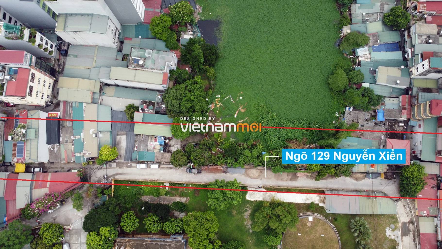 Bán nhà Hạ Đình - diện tích 58.6m2 1 tầng - Mặt hồ rẻ quạt - giá 3.5 tỷ