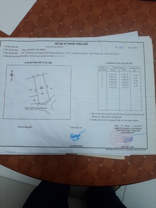 Bán nhà Hoàng Mai - diện tích 35m2 3 tầng - Nhà 3 tầng chủ tự xây tâm huyết - giá 2,65 tỷ