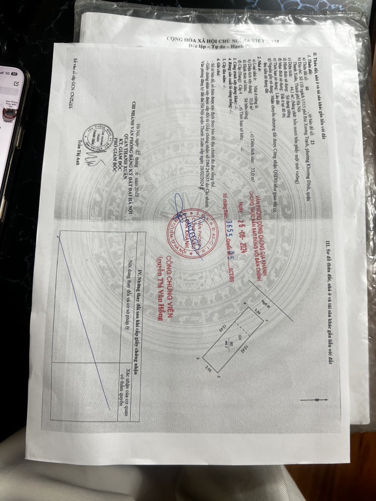 Bán nhà Bùi Xương Trạch - diện tích 44.1m2 6 tầng - Ngõ rộng rãi, gần ô tô - giá 12,7 tỷ