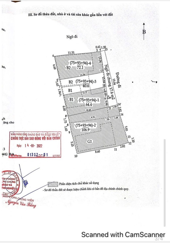 Bán nhà Thịnh Quang - diện tích 72m2 3 tầng - Lô góc, ngõ rộng - giá 12,8 tỷ