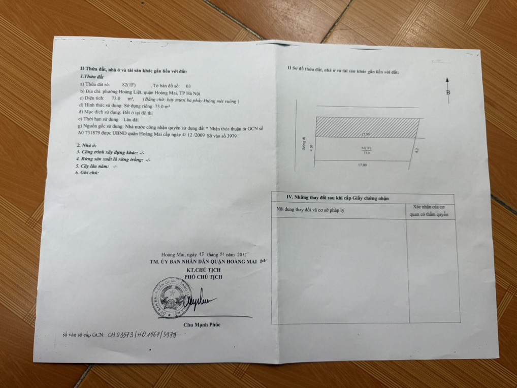 Bán nhà Giải Phóng - diện tích 73m2 3 tầng - ô tô vào nhà - giá 16 tỷ