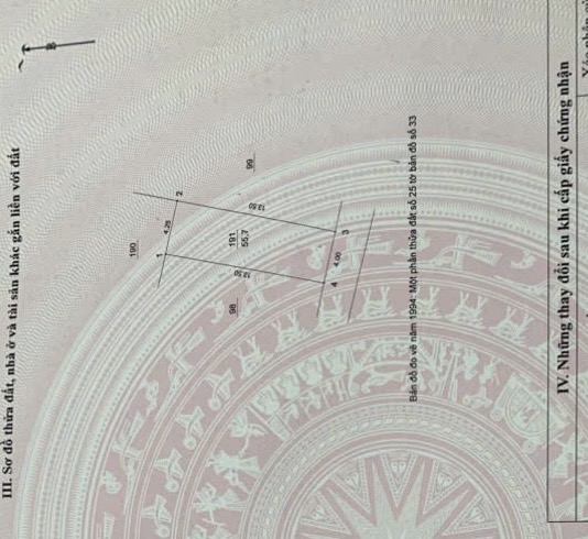 Bán nhà Thuý Lĩnh - diện tích 55.7m2 1 tầng - Đất đẹp, nở hậu - giá 7,5 tỷ