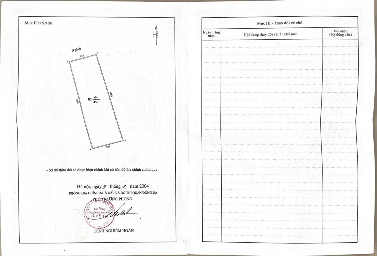 Bán nhà Phố Thái Thịnh - diện tích 45m2 4 tầng - Lô góc - giá 14,65 tỷ