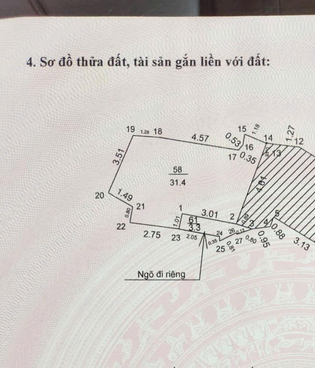 Bán nhà Phố Vọng - diện tích 68m2 7 tầng - Ô TÔ ĐỖ CỔNG - giá 22,5 tỷ