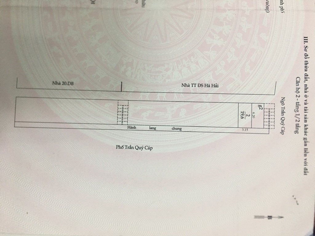 Bán nhà Trần Quý Cáp - diện tích 19,6m2 1 tầng - Mặt phố kinh doanh sầm uất - giá 5,9 tỷ
