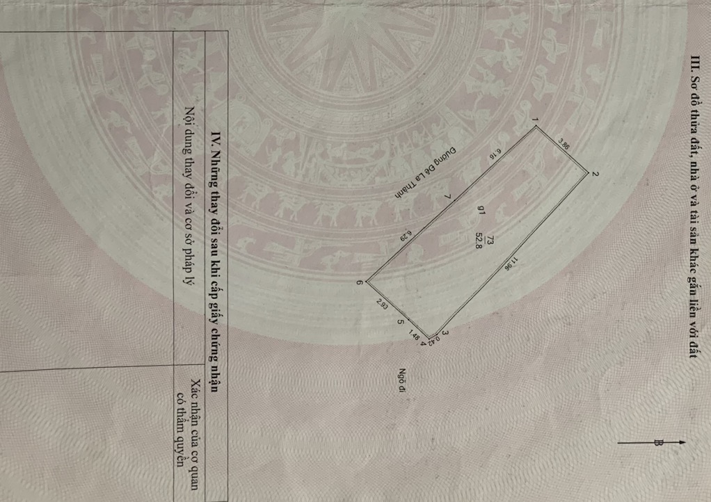Bán nhà Đê La Thành - diện tích 52.8m2 2 tầng - Mặt phố kinh doanh sầm uất - giá 21 tỷ