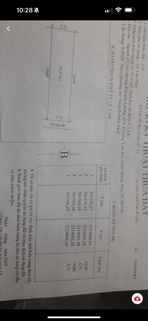 Bán nhà Khuyến Lương - diện tích 52m2 1 tầng - Ô TÔ TRÁNH - giá 1,65 tỷ