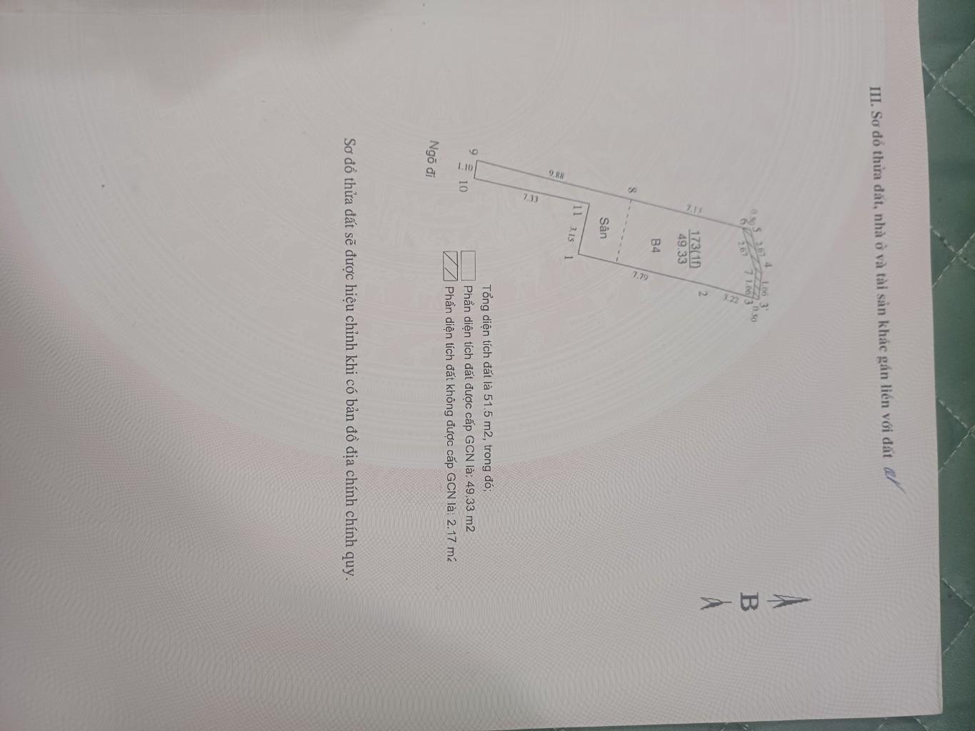 Bán nhà Tân Lạc - diện tích 49,3m2 4 tầng - Nhà thiết kế 4 tầng 6 ngủ - giá 8,6 tỷ