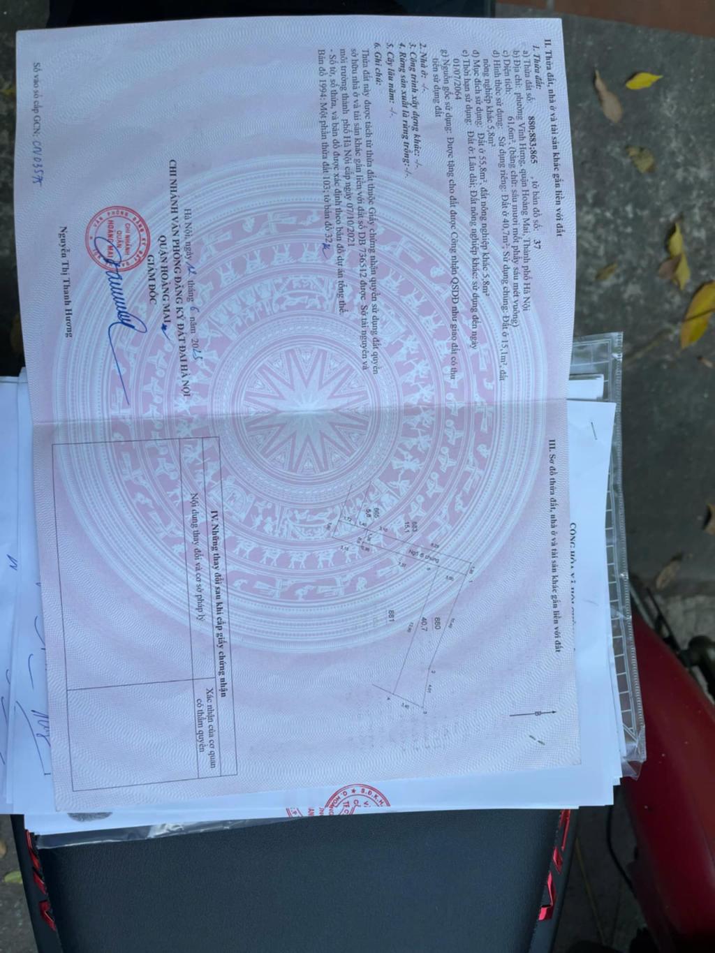 Bán nhà Lĩnh Nam - diện tích 58m2 1 tầng - Mảnh đất đẹp ngõ 313 - giá 7,6 tỷ