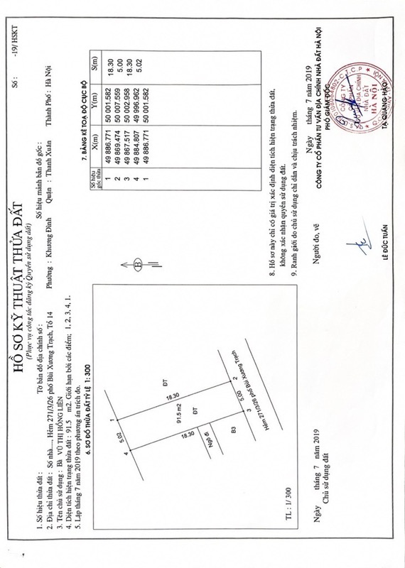 Bán nhà Bùi Xương Trạch - diện tích 91.5m2 1 tầng - ô tô tránh - giá 3,5 tỷ