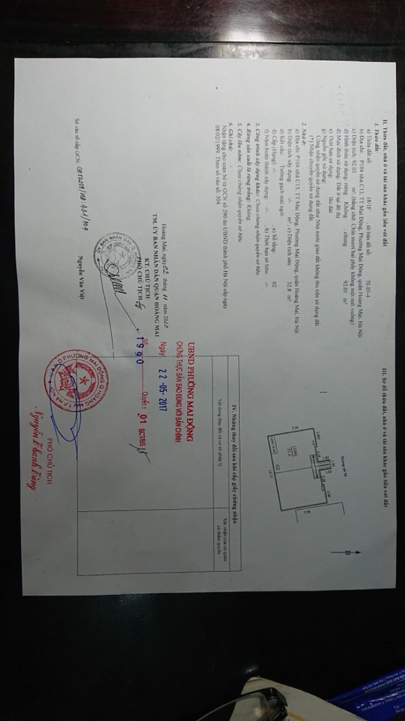 Bán nhà Mai Động - diện tích 107m2 5 tầng - Mặt phố, mặt tiền khủng - giá 18,5 tỷ