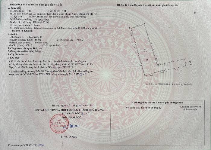 Bán nhà Chính Kinh - diện tích 80m2 8 tầng - Chủ tự xây tâm huyết - giá 21,5 tỷ