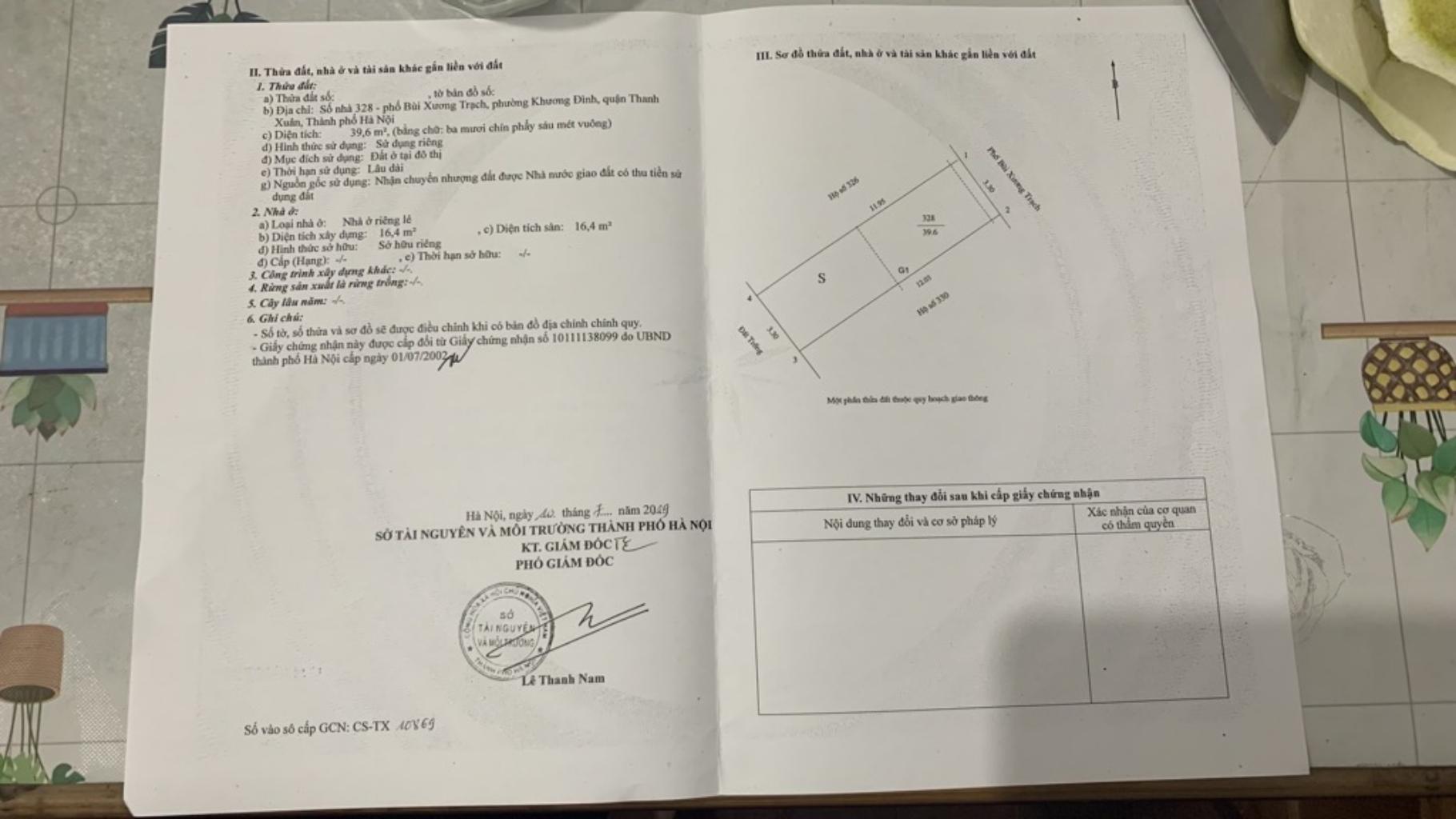 Bán nhà Bùi Xương Trạch - diện tích 39,6m2 4 tầng - Mặt phố kinh doanh - giá 13 tỷ