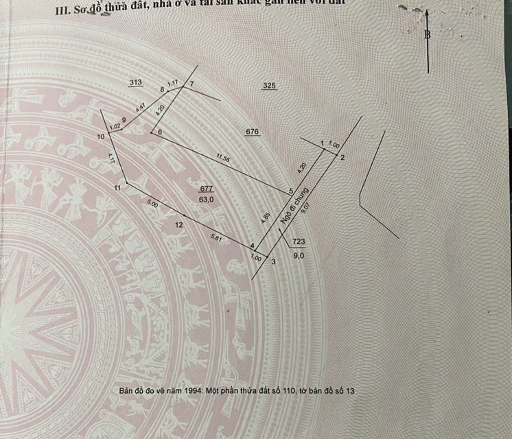 Bán nhà Nguyễn Khoái - diện tích 63m2 1 tầng - Ô TÔ TRÁNH ĐỖ - giá 11,8 tỷ