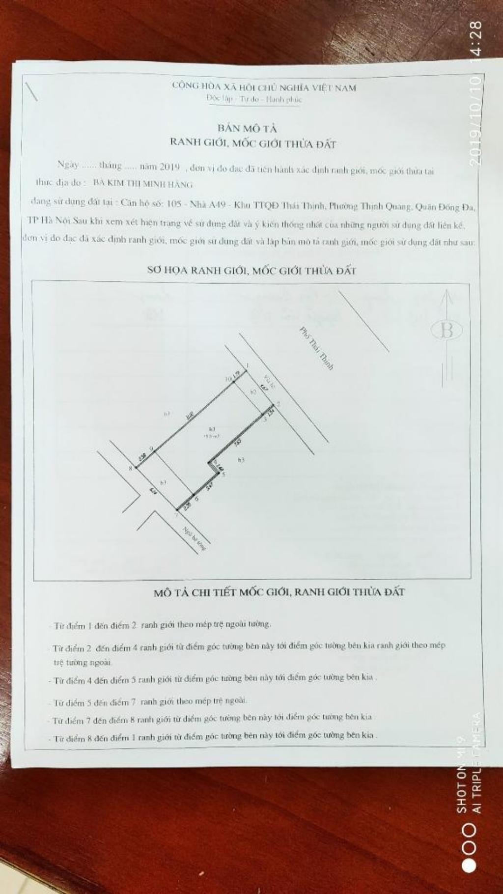 Bán nhà Thái Thịnh - diện tích 80m2 3 tầng - Nhà mặt phố kinh doanh cực đẹp - giá 24 tỷ