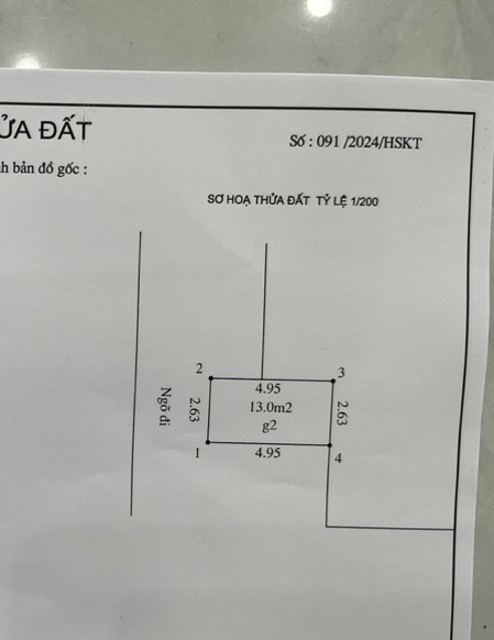 Bán nhà Hồ Đắc Di - diện tích 13m2 2 tầng - Ô TÔ ĐỖ CỬA - giá 2,28 tỷ