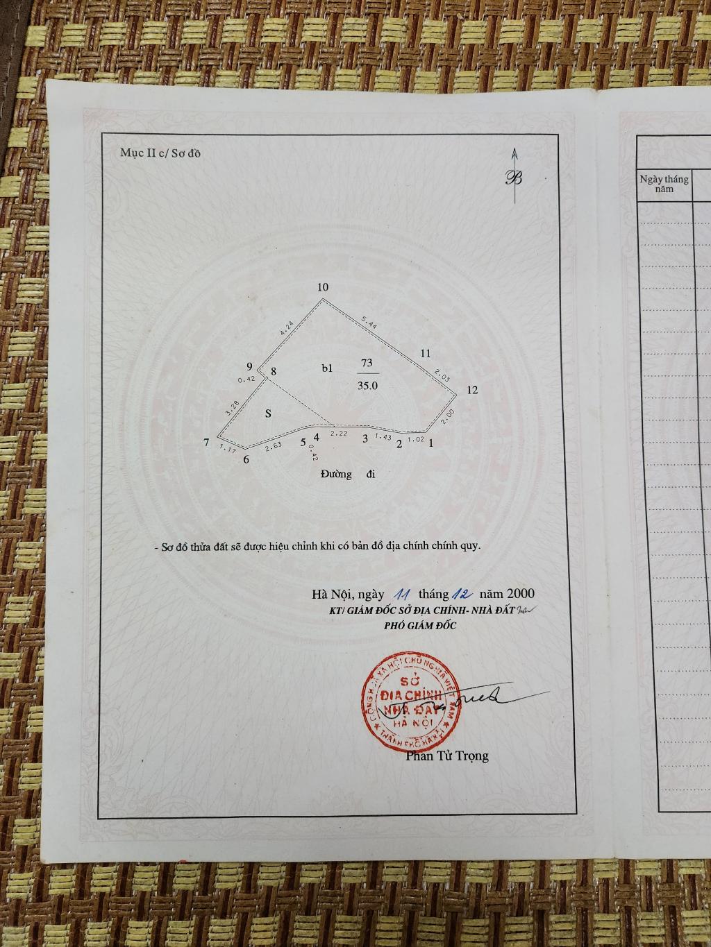 Bán nhà Tôn Đức Thắng - diện tích 35m2 2 tầng - Ngõ Thông - giá 7,35 tỷ