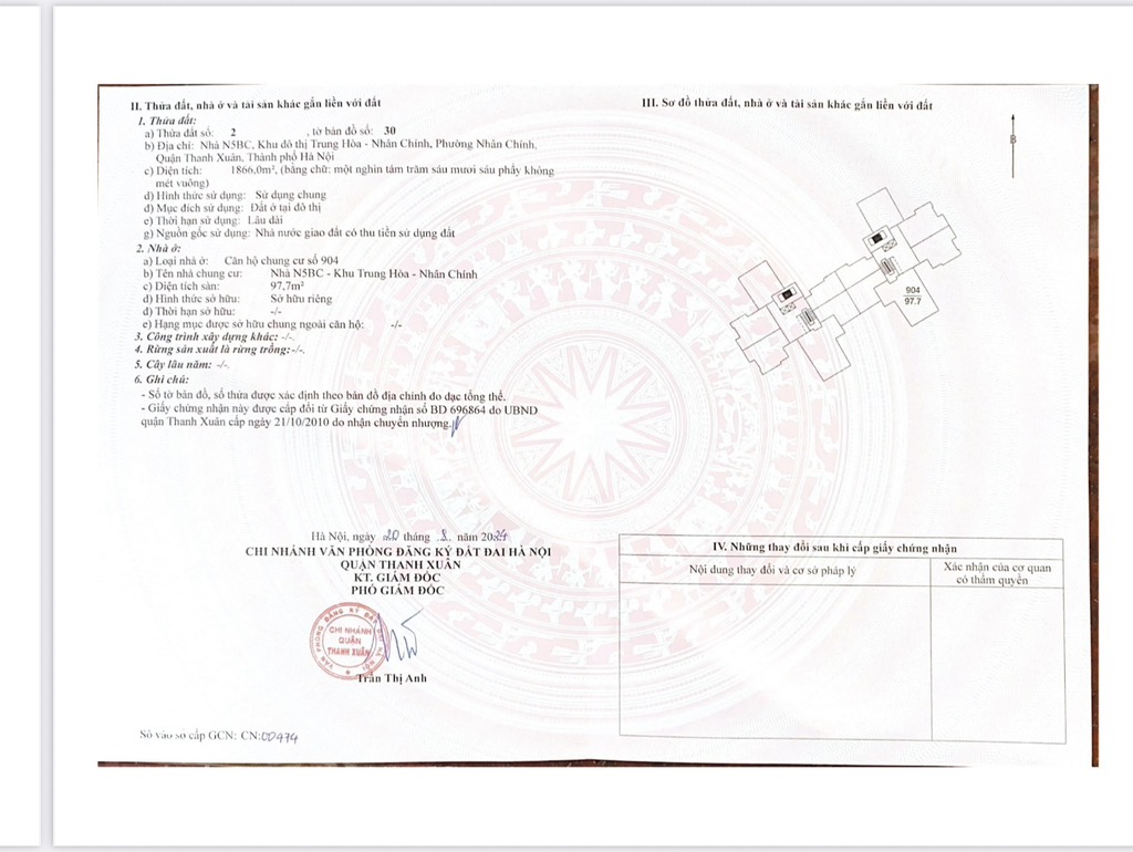 Bán nhà Hoàng Đạo Thuý - diện tích 98m2 1 tầng - Lô góc 3 mặt thoáng - giá 7,9 tỷ