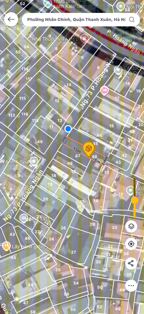 Bán nhà Hoàng Ngân - diện tích 52m2 4 tầng - ô tô đỗ tận cửa - giá 13,3 tỷ