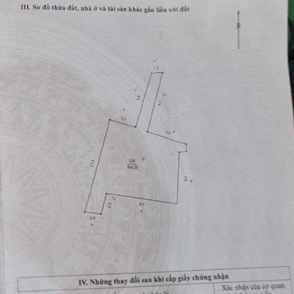 Bán nhà Đại Từ - diện tích 94m2 3 tầng - Mặt phố giá ngõ xe máy - giá 11,5 tỷ