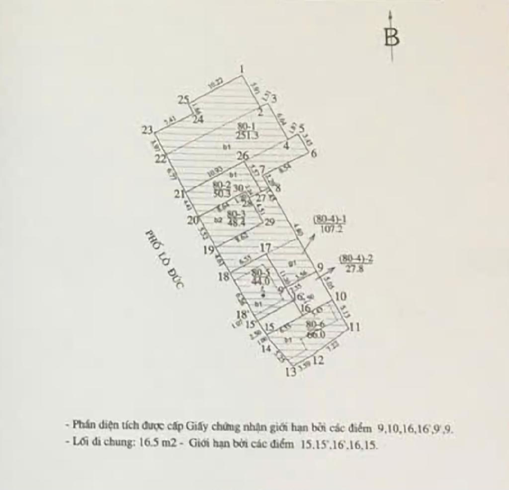 Bán nhà Lò Đúc - diện tích 44,3m2 3 tầng - Mặt phố hiếm nhà bán - giá 24,5 tỷ