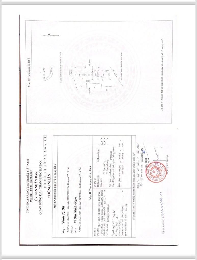 Bán nhà Nguyễn Chí Thanh - diện tích 32,5m2 6 tầng - lô góc 3 mặt thoáng - giá 13,5 tỷ