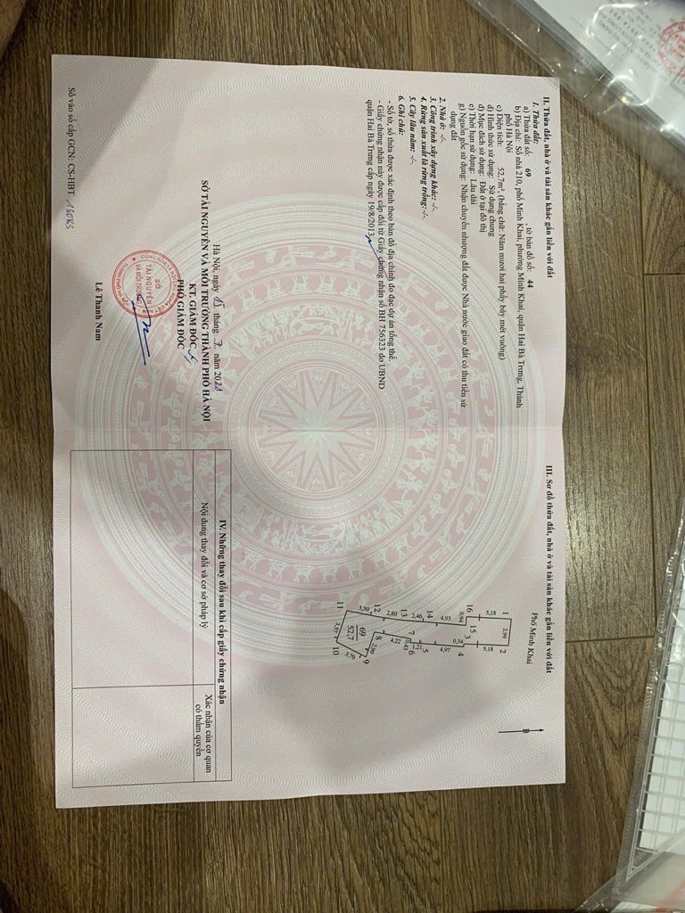 Bán nhà Minh Khai - diện tích 53m2 1 tầng - mặt phố kinh doanh sầm uất - giá 17,5 tỷ