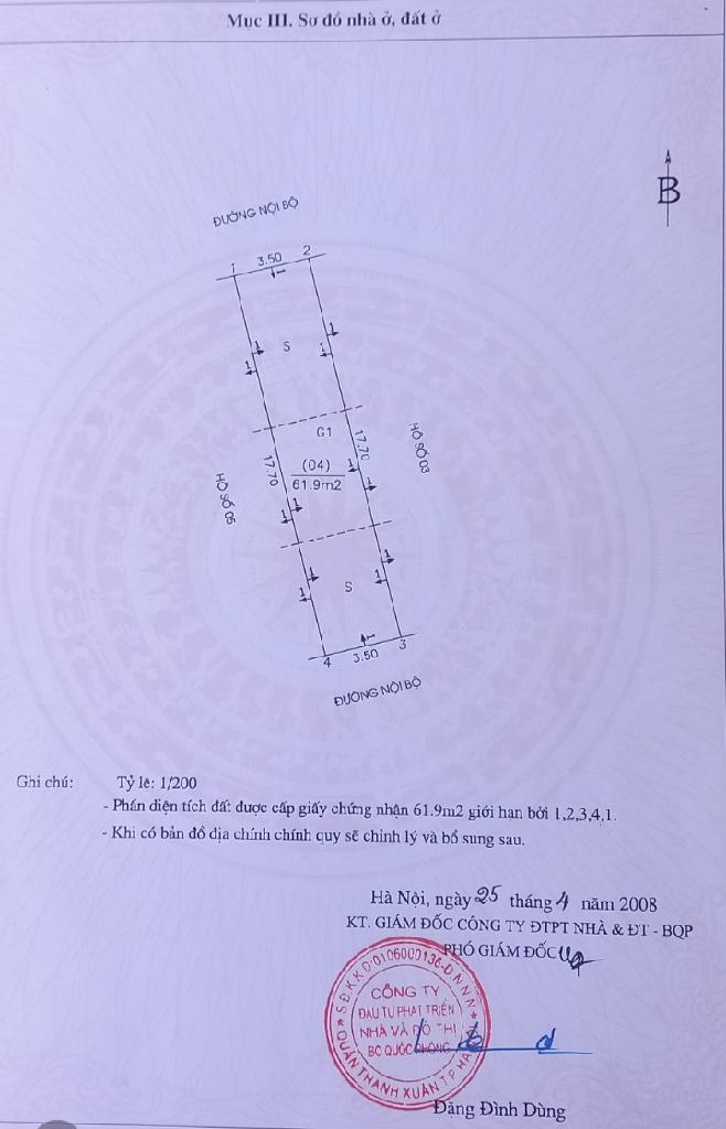Bán nhà Bùi Xương Trạch - diện tích 62m2 1 tầng - Ô TÔ - giá 15 tỷ
