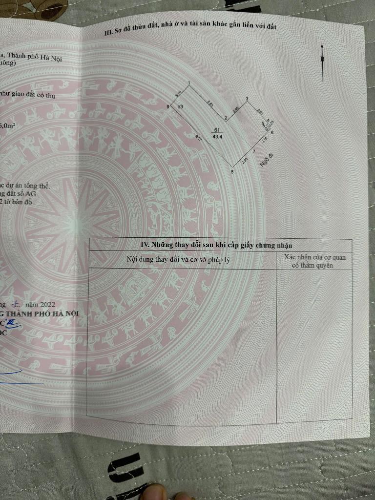 Bán nhà Thái Thịnh - diện tích 43.4m2 3 tầng - Mặt phố VIP - giá 23,2 tỷ