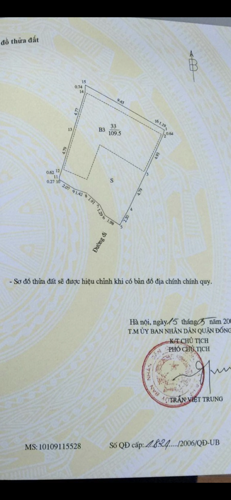 Bán nhà Đê La Thành - diện tích 110m2 4 tầng - Đất vàng giữa lòng Hà Nội - giá 18 tỷ