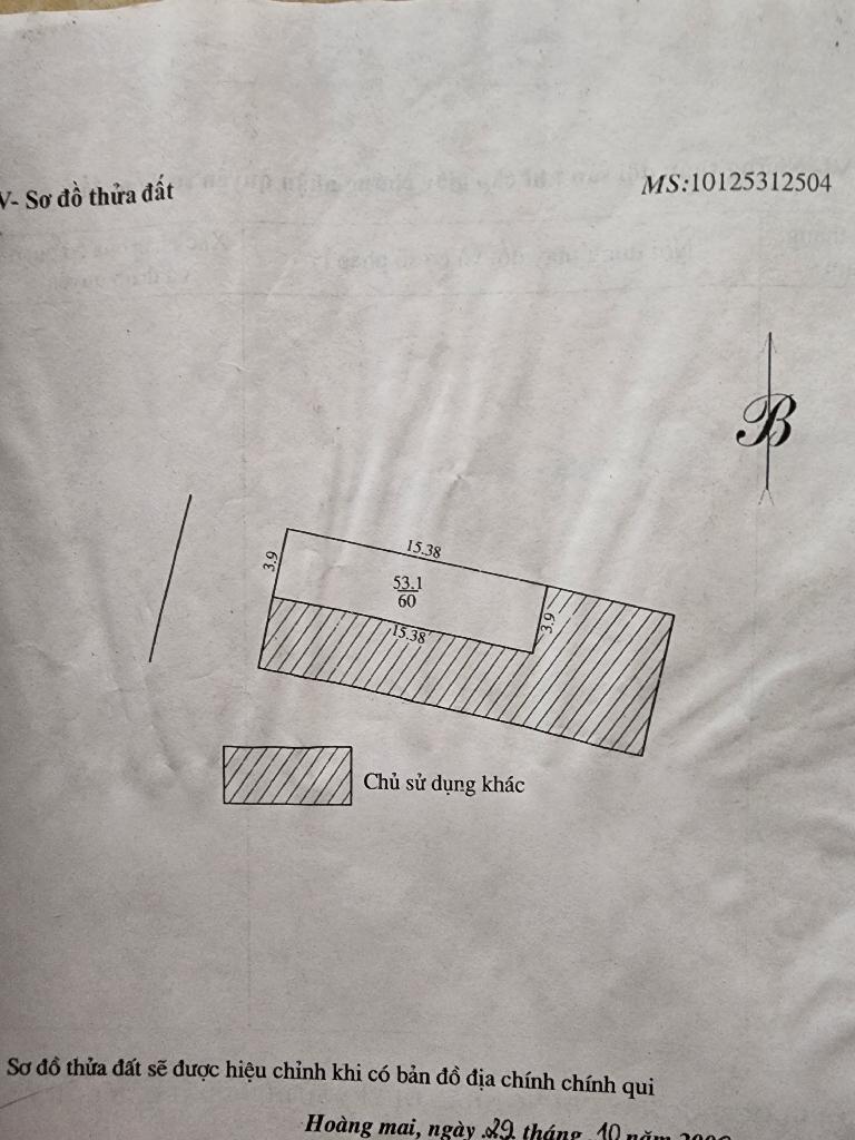 Bán nhà Thúy Lĩnh - diện tích 60m2 4 tầng - Ô tô tránh - giá 16,3 tỷ