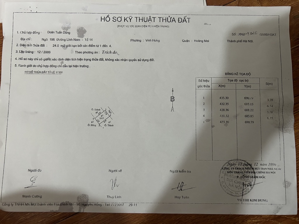 Bán nhà Lĩnh Nam - diện tích 25m2 1 tầng - Ngõ nông rộng đi lại thuận tiện - giá 1,5 tỷ