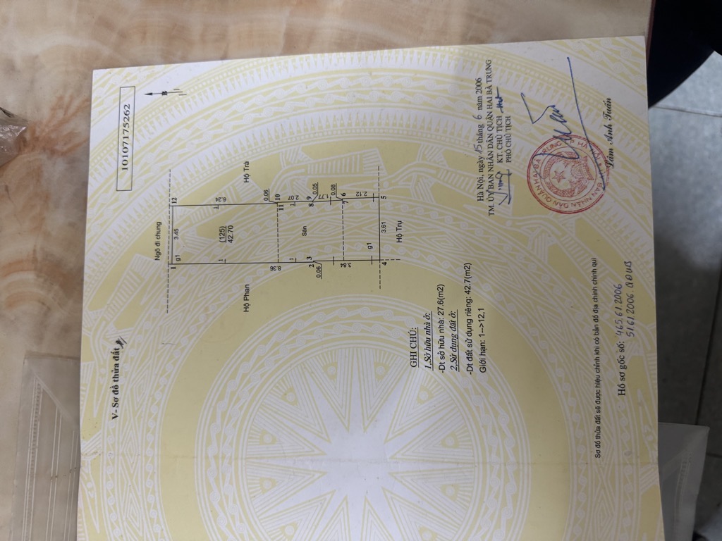 Bán nhà Nguyễn Cao - diện tích 42.7m2 3 tầng - Ô tô cách nhà 10 mét - giá 13,2 tỷ