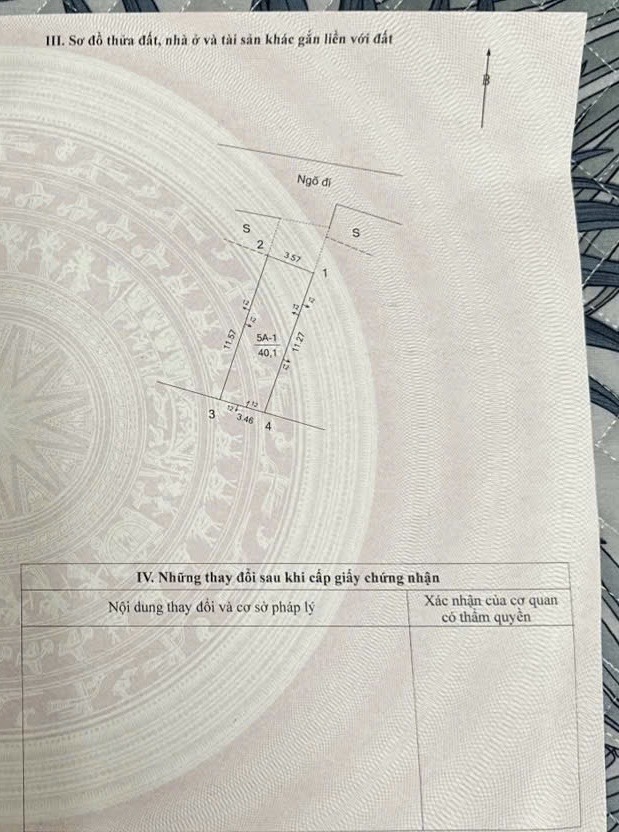 Bán nhà Kim Ngưu - diện tích 54m2 4 tầng - Mặt ngõ thông, nhiều tiện ích - giá 10,6 tỷ