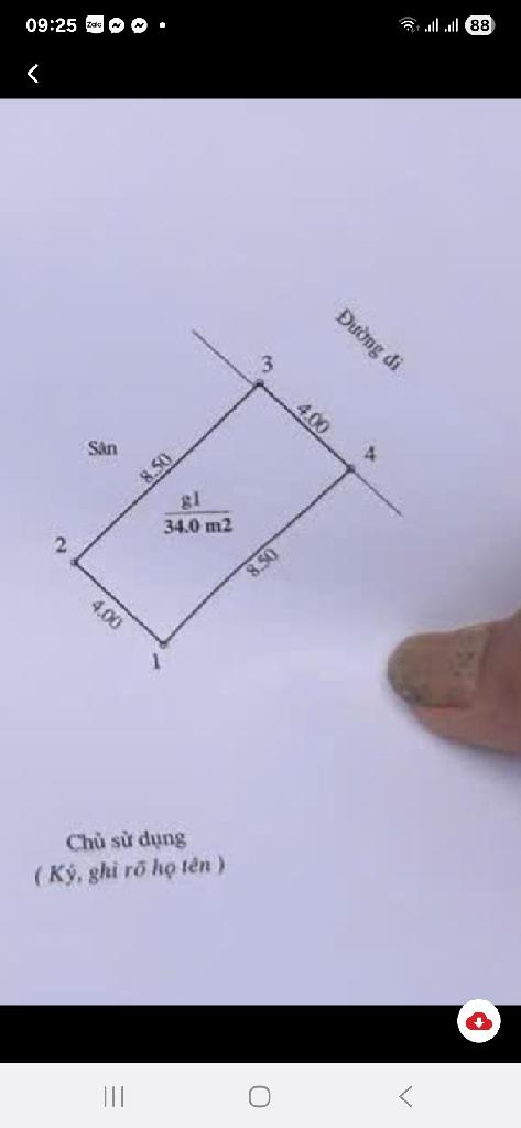 Bán nhà Lạc Hồng - diện tích 34m2 1 tầng - Mặt ngõ ô tô thông - giá 1,7 tỷ