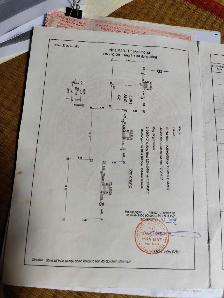 Bán nhà Mai Động - diện tích 42.8m2 1 tầng - Mặt ngõ to hơn phố - giá 15,8 tỷ