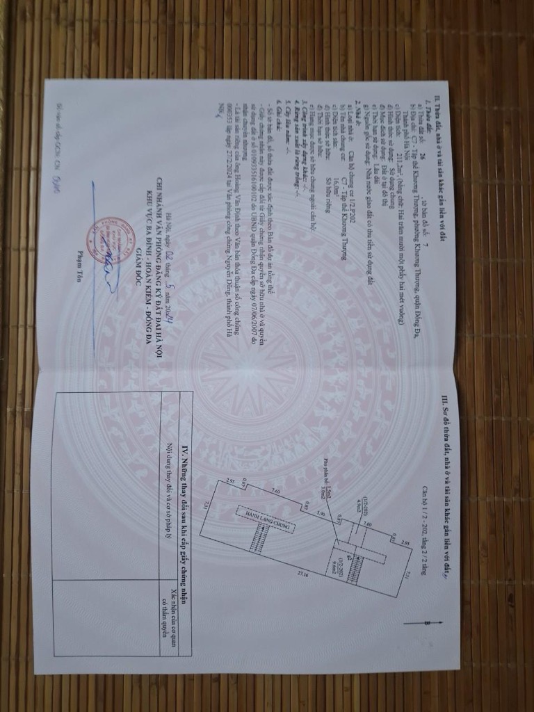 Bán nhà Khương Thượng - diện tích 50m2 6 tầng - LÔ GÓC - THOÁNG TRƯỚC SAU - giá 16,5 tỷ