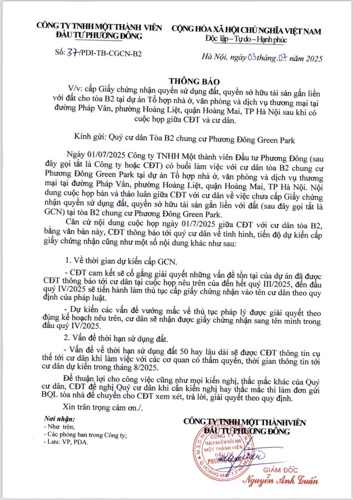 Bán nhà Trần Thủ Độ - diện tích 99.6m2 1 tầng - Chung cư Green Park - giá 7,9 tỷ