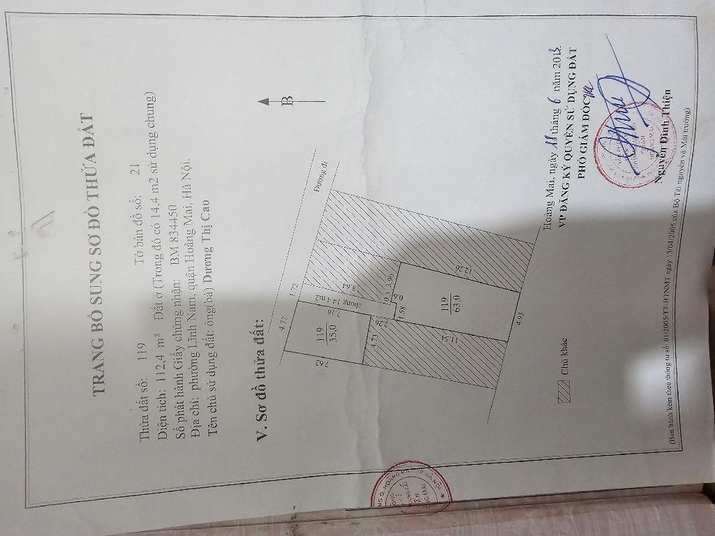 Bán nhà Nam Dư - diện tích 63m2 2 tầng - Nhà đẹp hiếm có - giá 9,45 tỷ
