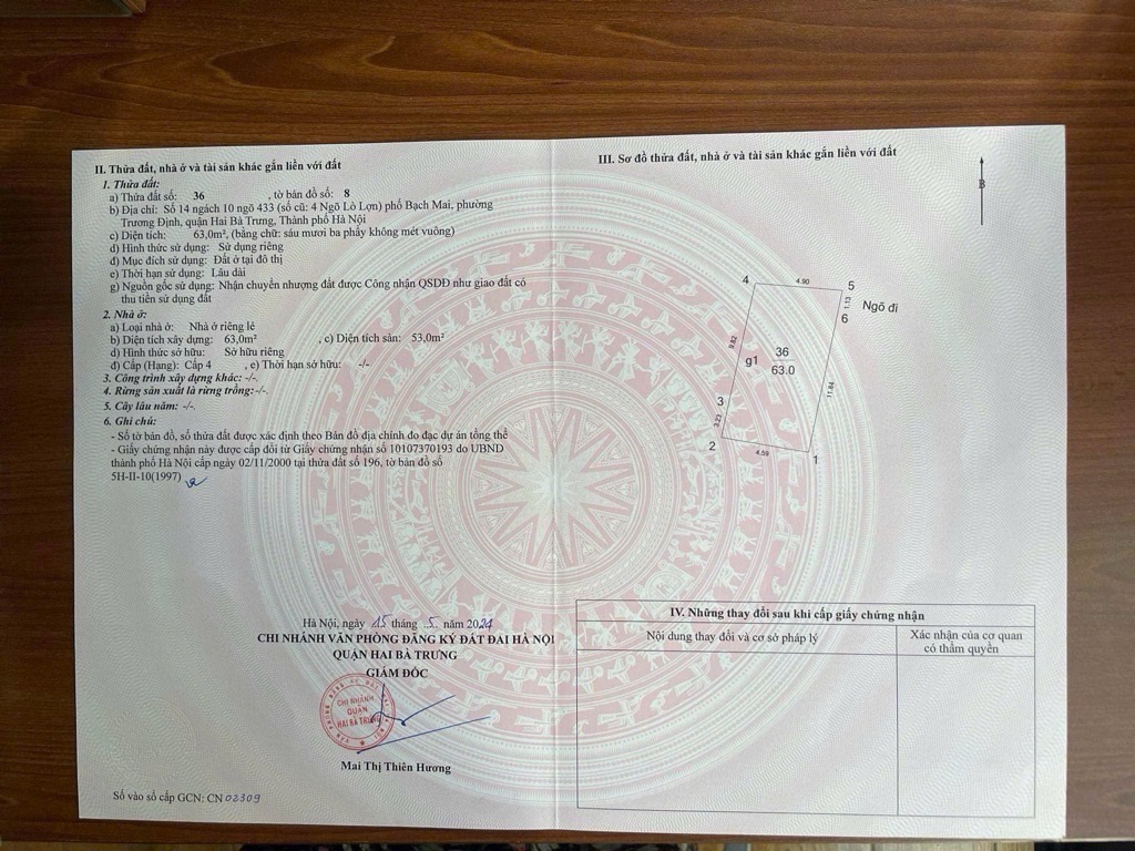 Bán nhà Bạch Mai - diện tích 63m2 5 tầng - SIÊU PHẨM CCMN - giá 17,9 tỷ