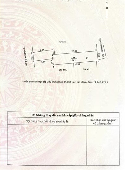 Bán nhà Khương Hạ - diện tích 54.2m2 2 tầng - Nhà 2 mặt ngõ - giá 9,5 tỷ