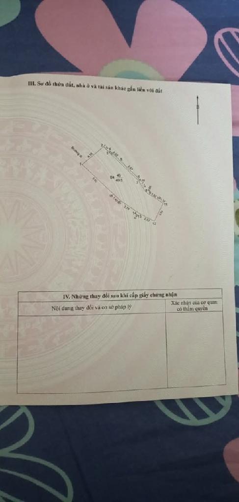 Bán nhà Đê Tô Hoàng - diện tích 50m2 4 tầng - gần đường ô tô đỗ - giá 12,2 tỷ