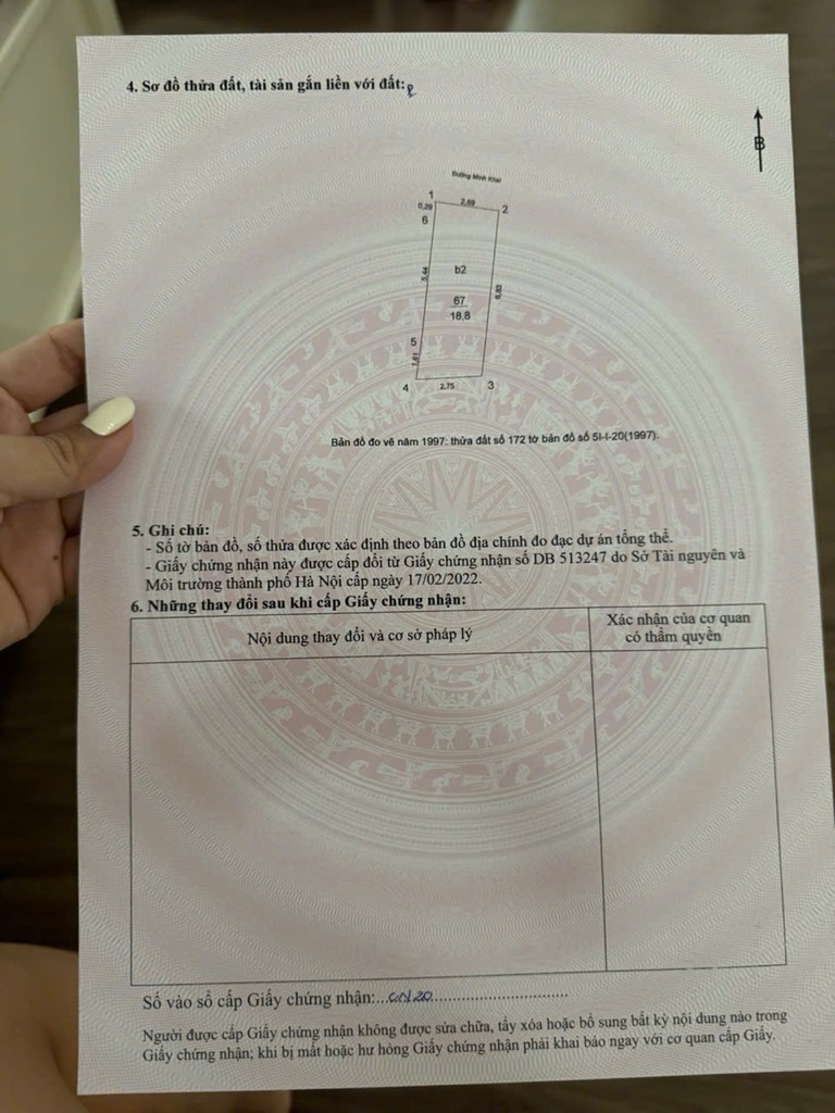 Bán nhà Minh Khai - diện tích 19m2 5 tầng - Cực hiếm - giá 12,8 tỷ