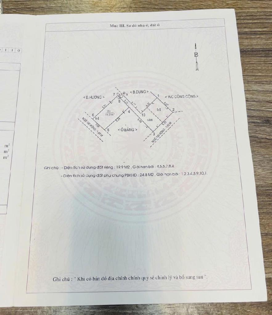 Bán nhà Khâm Thiên - diện tích 20m2 4 tầng - Nhà mới dân xây - giá 6,3 tỷ