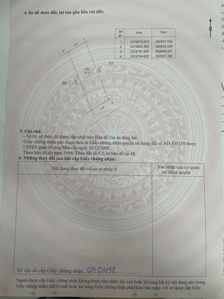 Bán nhà Thúy Lĩnh - diện tích 100m2 1 tầng - Mảnh đất đẹp - giá 21,85 tỷ