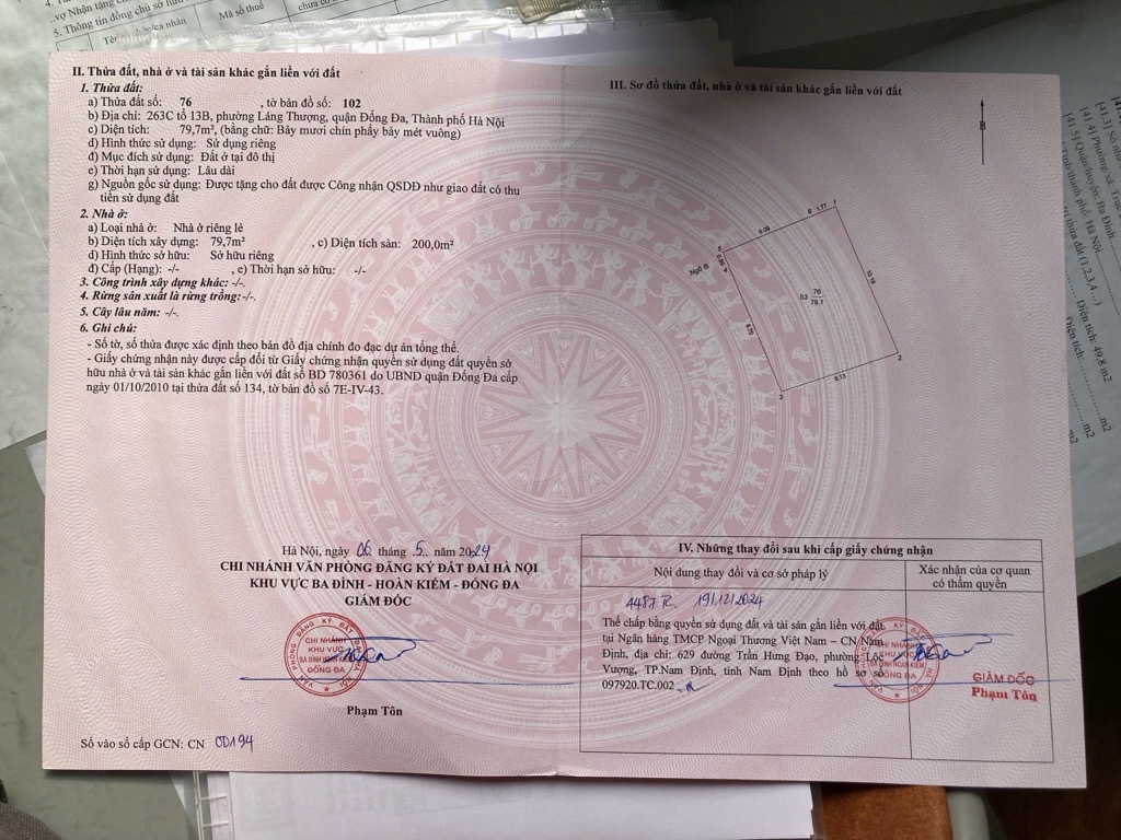 Bán nhà Chùa Láng - diện tích 80m2 6 tầng - Căn hộ dịch vụ mới, full nội thất - giá 22,5 tỷ