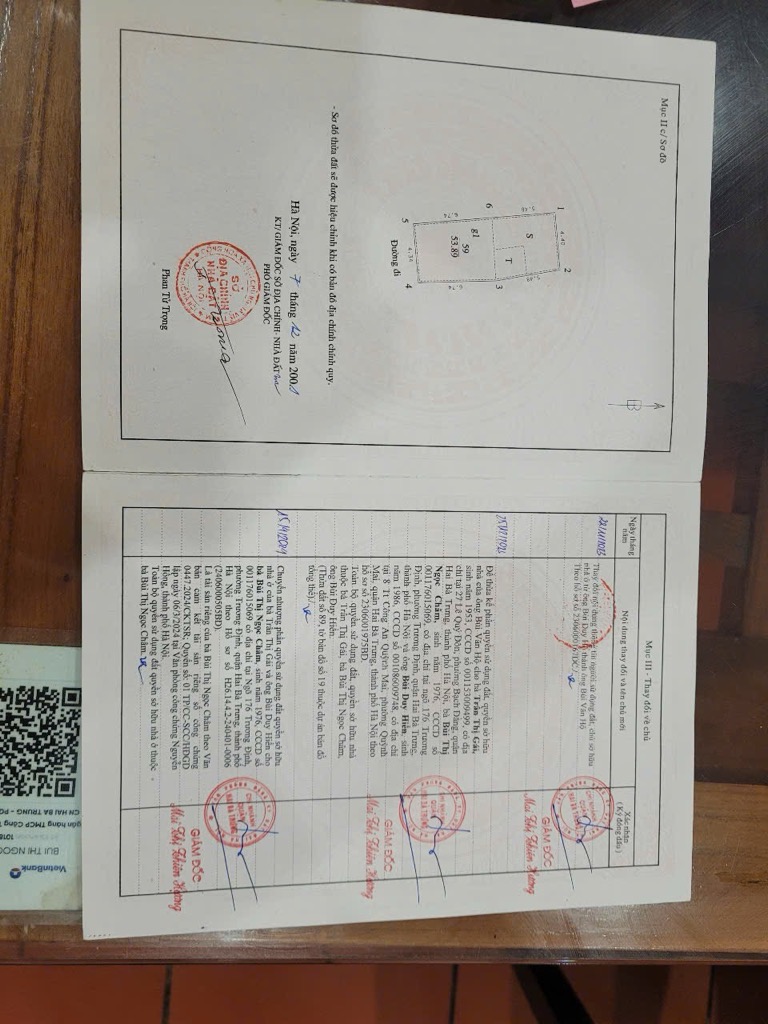 Bán nhà Kim Ngưu - diện tích 54m2 1 tầng - Ngõ thông - giá 8,4 tỷ